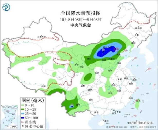 中国气象局：假期返程注意交通安全 多地降雨影响出行