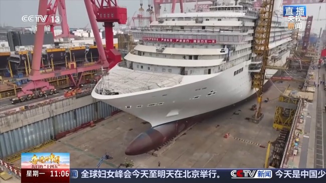 第二艘国产大型邮轮已建成85% 解锁邮轮新体验