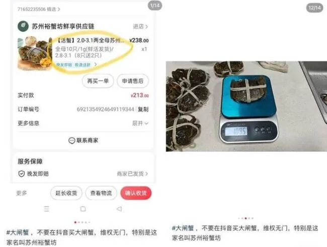 今秋第一批吃蟹的，成了大冤种？品质问题频出