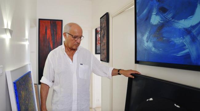 法前总理法比尤斯在上海开个人艺术展！