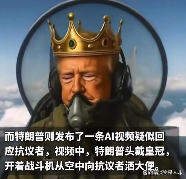 特朗普开飞机泼粪,美国再次味大