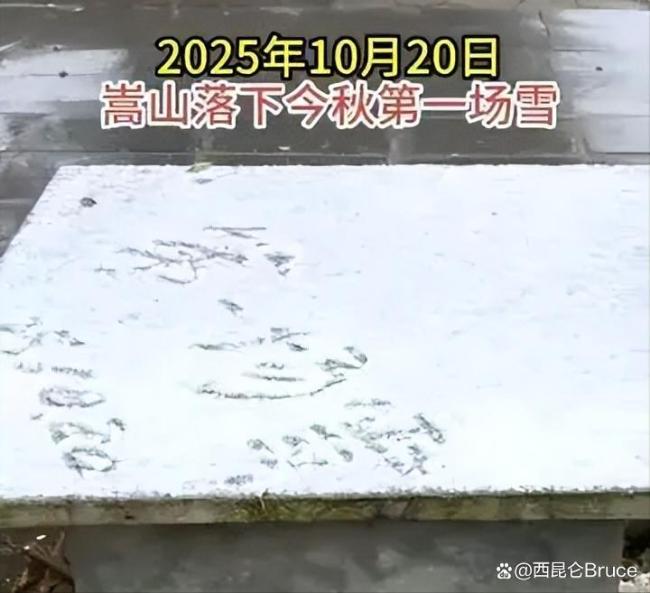 郑州迎入秋后第一场雪 冰雪奇缘刷屏朋友圈