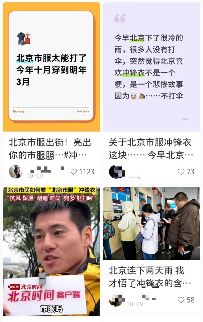 北京市市服 打工人秋冬通勤神器：沖鋒衣