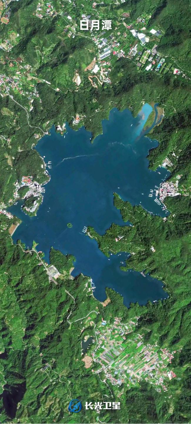 每條街道都清晰可見 看衛星視角下的中國台灣省