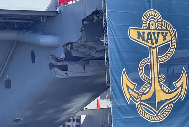 评论员:美军连摔飞机致对华底气不足 展示肌肉变展示骨折