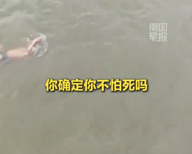 游泳爱好者逼近货船 船主咆哮驱离 海事局回应横渡事件