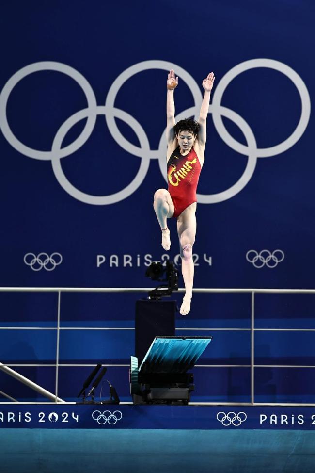 全红婵成名一跳 完美演绎水花消失术