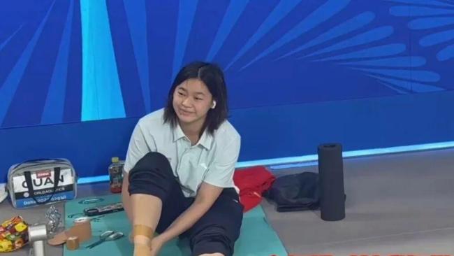 全红婵今日带伤出战 每天都是疼得不得了 坚持参赛展现毅力