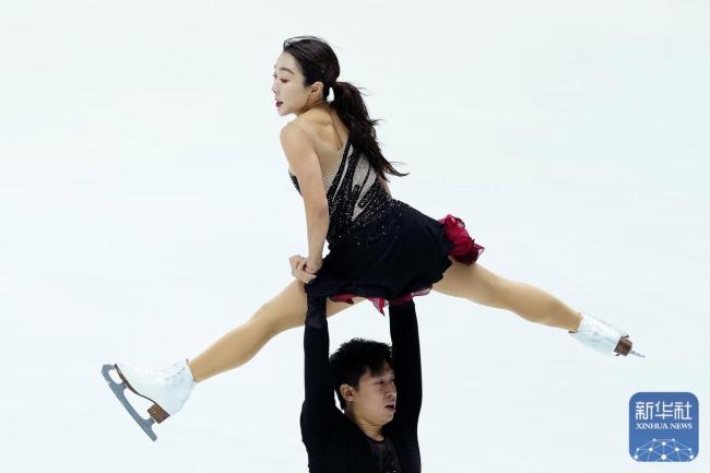 隋文静韩聪日本站第三 短节目暂列第一