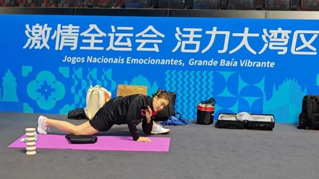 全运会孙颖莎王艺迪对练 女单对决引关注