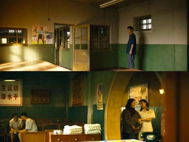 年代剧的墙为什么都是上白下绿 卫生与时代的印记