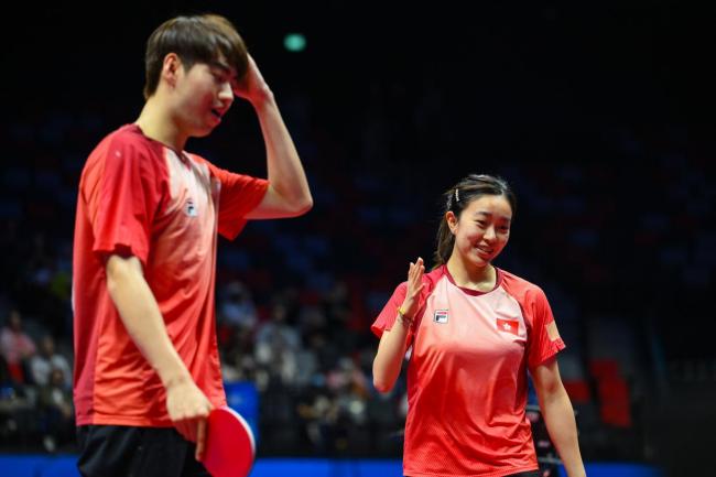 林高远刘诗雯晋级混双8强 完胜香港组合