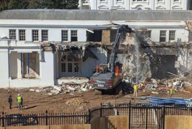 拜登为什么罕见出面痛批特朗普 白宫东翼拆建争议