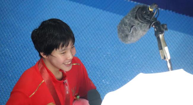 13岁于子迪打破200混亚洲纪录夺冠 新星闪耀泳坛