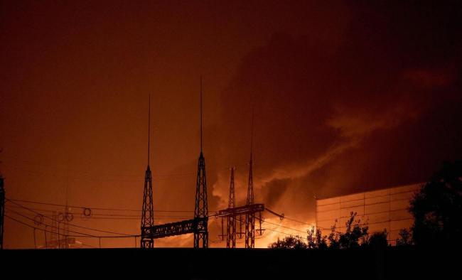 评论员：俄军专打电厂意图给西方放血 能源战升级