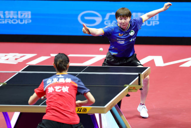 朱雨玲晋级全运会半决赛 乒坛老将的荣耀回归