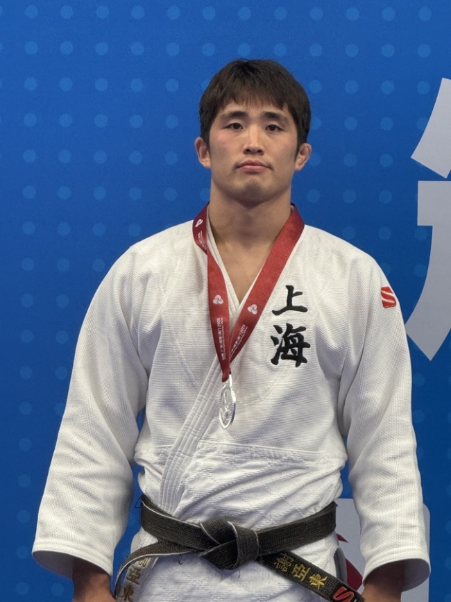 谢亚东全运会柔道银牌！
