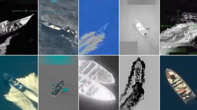 美官員稱美軍再襲加勒比地區“販毒船” 致4人死亡