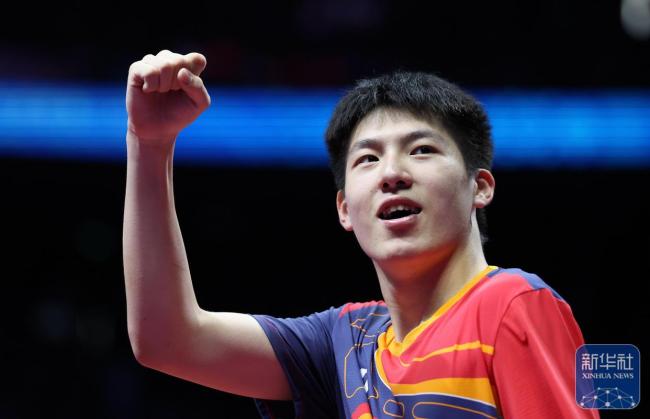 全运会乒乓球男单颁奖仪式 温瑞博夺冠庆典