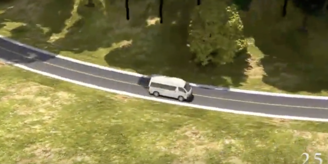 3D动画还原巴厘岛车祸 转弯下坡酿悲剧