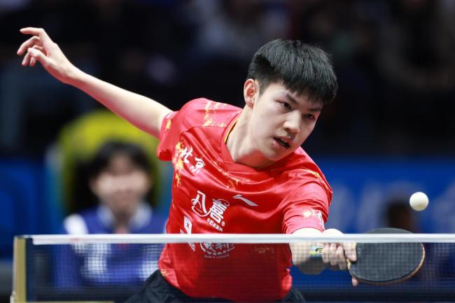 全运会乒乓球男团北京队晋级决赛 黄友政3比0胜林高远