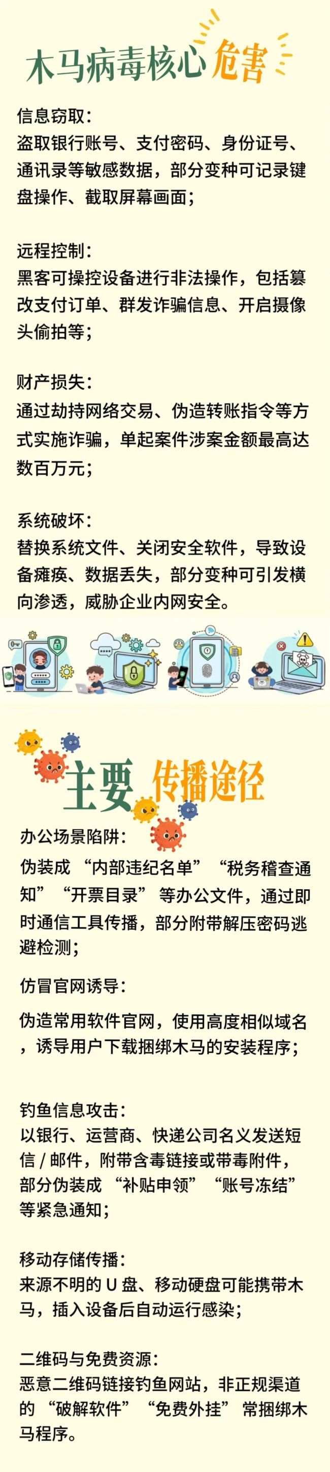 网警提醒注意防范木马病毒感染 恶意程序频发造成巨大损失