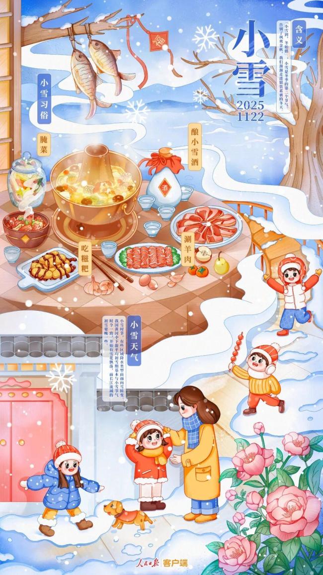 今天9时35分小雪 初雪时节冬意浓