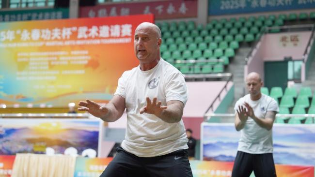 武林好手角逐“永春功夫杯” 全球武术精英汇聚交流