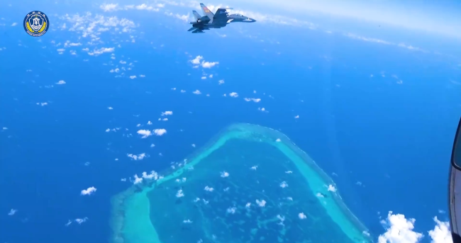 南部戰(zhàn)區(qū)位中國黃巖島領(lǐng)海及周邊區(qū)域組織戰(zhàn)備警巡