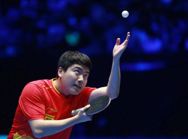 国乒首战第4盘!大胖丢分,法国赢一盘如同过年 逆转胜局惊全场
