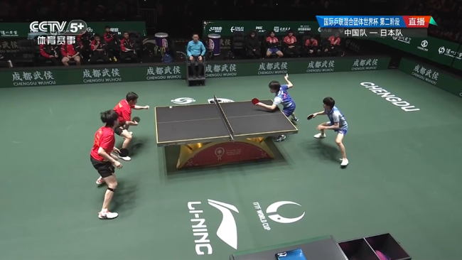 國乒戰(zhàn)勝日本 收獲八連勝