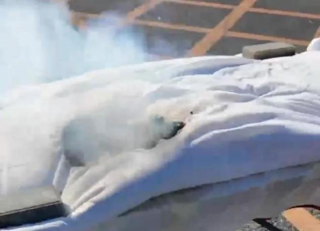 消防实验告诉你高空抛烟头有多危险 小小烟头隐患大