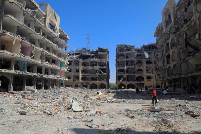 八国外『长发』表联合声明 反对强制迁移加沙民众