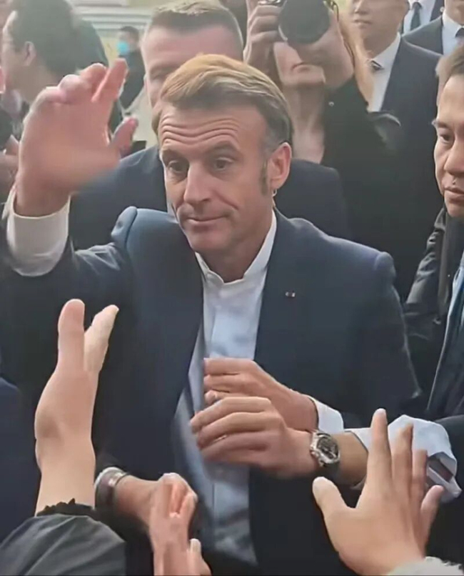 马克龙用中文感谢中国 感受和谐共生之美