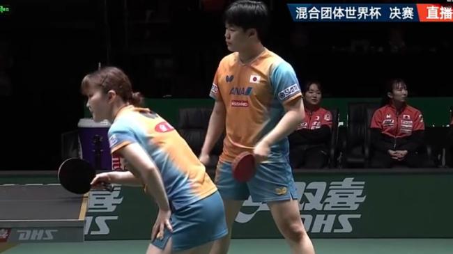 王楚钦孙颖莎3比0横扫日本组合