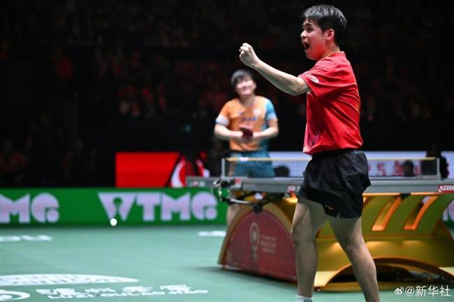 国乒8比1击败日本队11战全胜夺冠 三连冠荣耀加冕