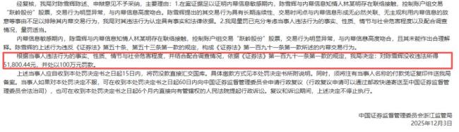 董事长司机内幕交易倒亏还被罚50万 内幕信息敏感期违规操作