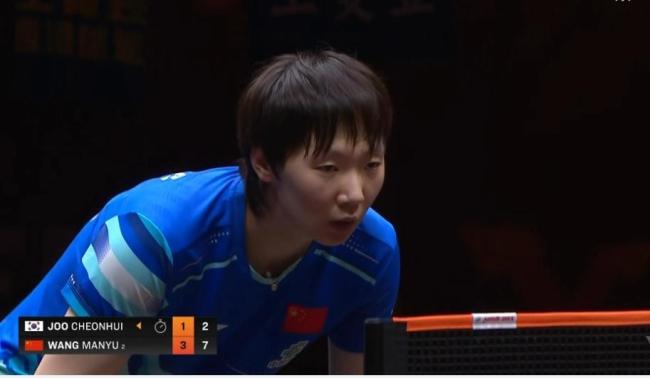 王曼昱获得WTT赛百胜后非常平静