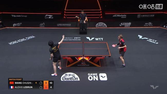 王楚欽晉級WTT男單4強 展現(xiàn)強大實力