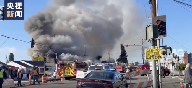 美加州一社區(qū)燃?xì)夤艿劳话l(fā)劇烈爆炸