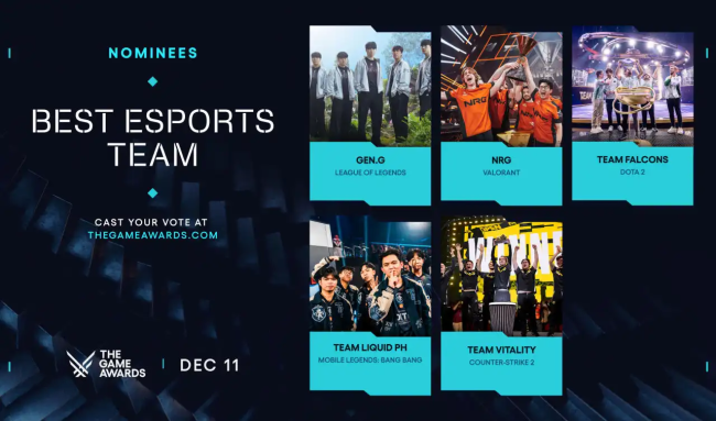 TGA電競獎項揭曉:《反恐精英2》等獲獎