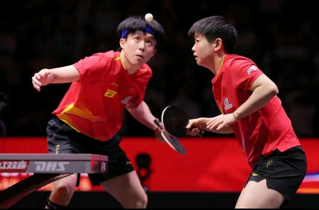 孙颖莎带伤出战混双决赛