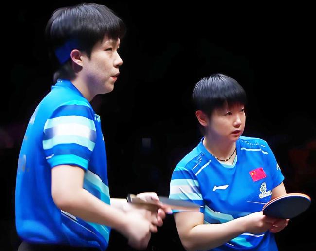 孙颖莎王楚钦0-3韩国组合丢冠