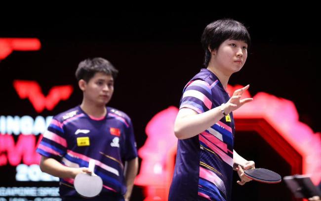 孫穎莎王楚欽進(jìn)混雙決賽 豪奪三連勝晉級(jí)