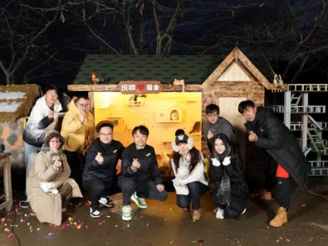 博主為60只流浪貓建過冬別墅