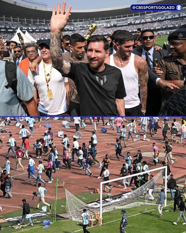 印度人發(fā)飆了 梅西短暫現(xiàn)身引發(fā)球迷憤怒