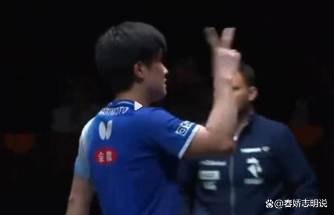 張本智和又又又致敬樊振東