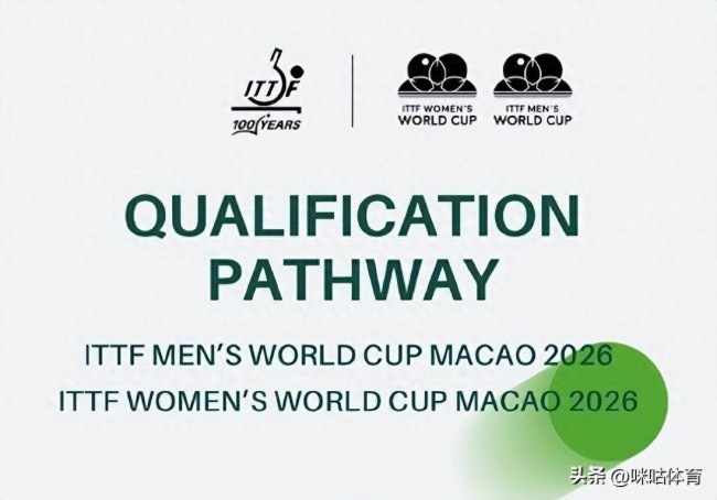 澳门乒乓球世界杯资格分配规则官宣!