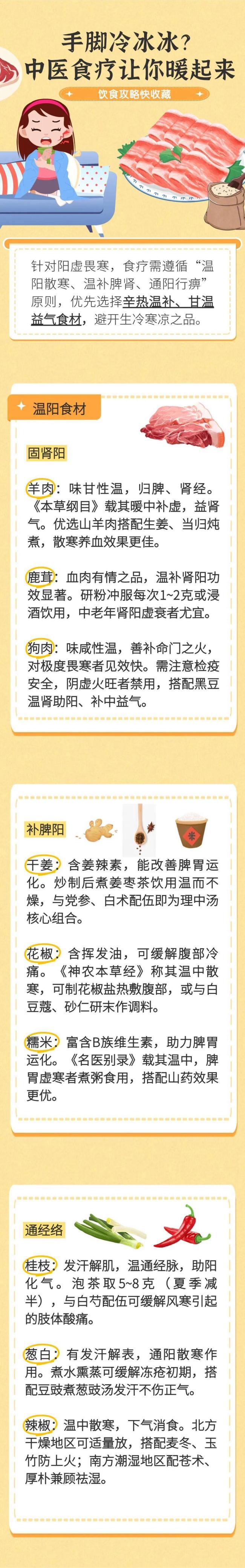 手腳冰涼的你有救了 陽(yáng)虛調(diào)理指南
