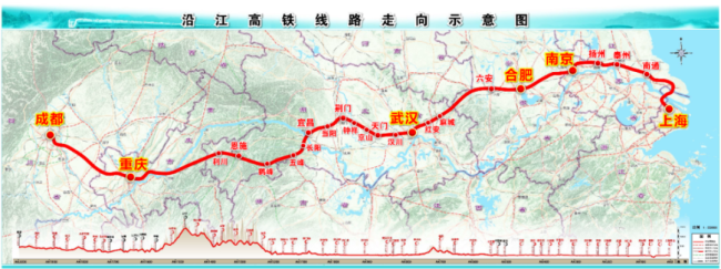 上海将6个多小时飙拢成都 沪渝蓉高铁即将全线贯通